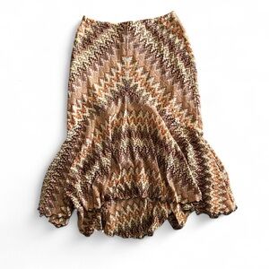 Y2K Banana Republic Midi High Low Skirt